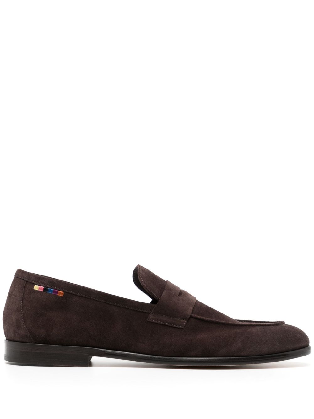 Paul Smith Figaro 绒面皮乐福鞋 - 褐色