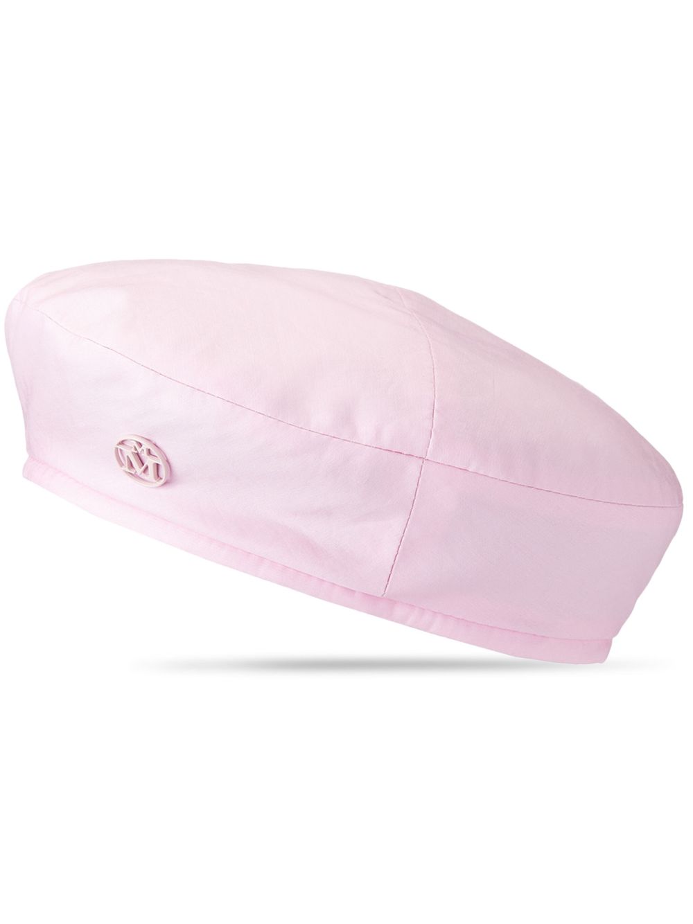 Maison Michel New Billy logo标牌贝雷帽 - 粉色