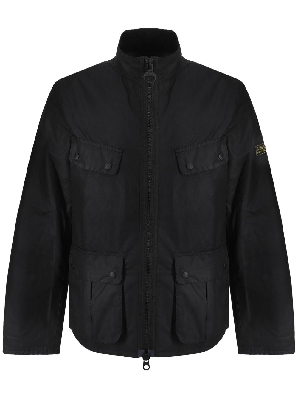 Barbour International Re-Duke Wax 夹克 - 黑色
