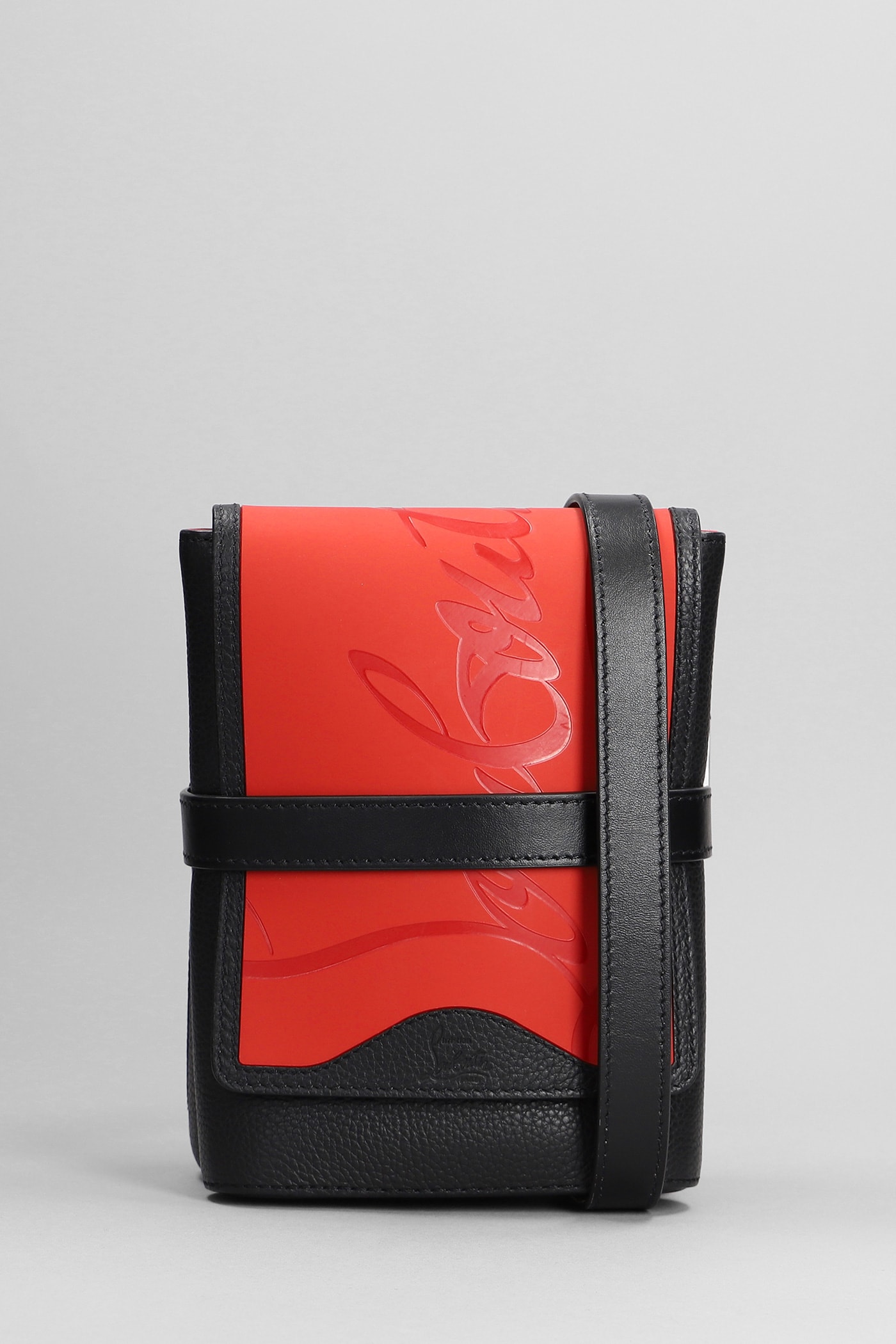 Christian Louboutin Benech Rep黑色皮革单肩包