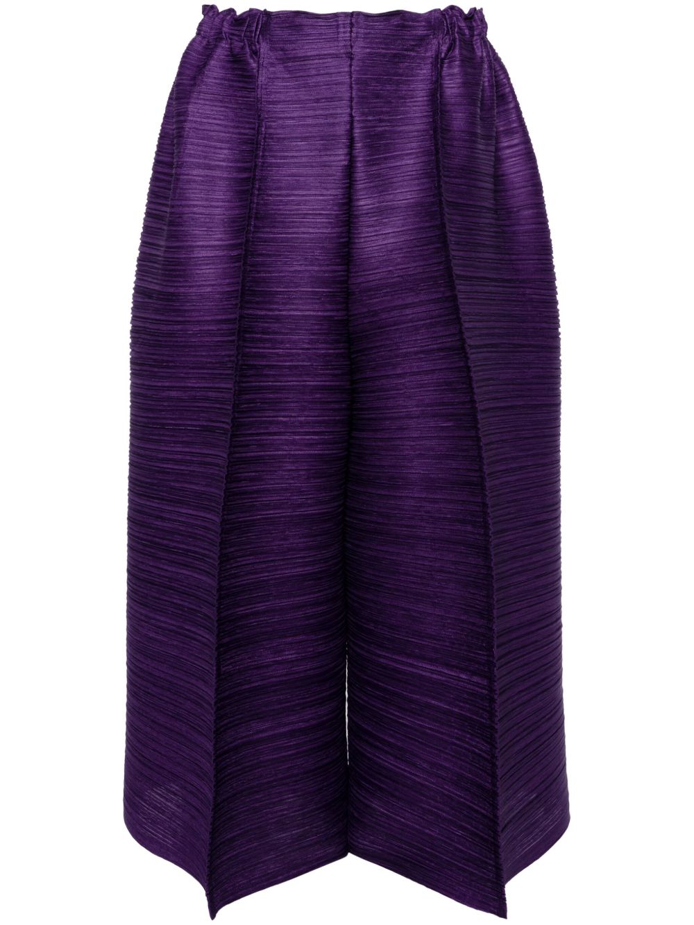 Pleats Please Issey Miyake Thicker Bounce 露踝裤 - 紫色