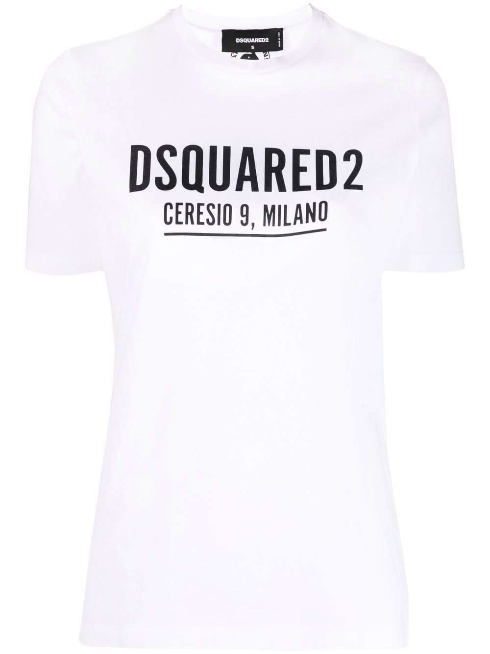 DSQUARED2 D2次方 logo印花T恤 - 白色