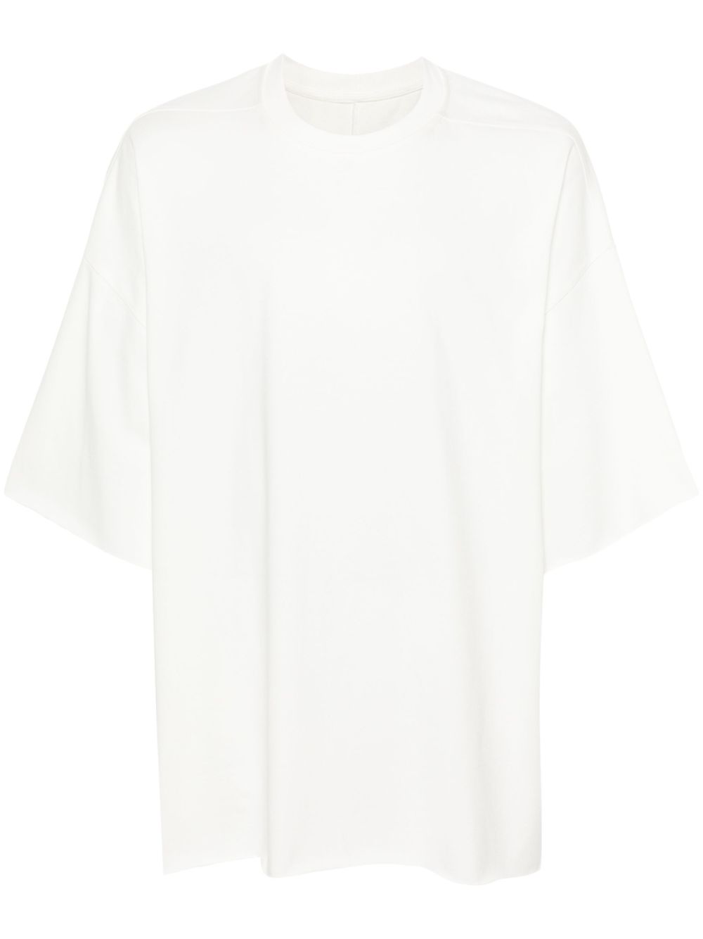 Rick Owens Tommy 毛边T恤 - 白色