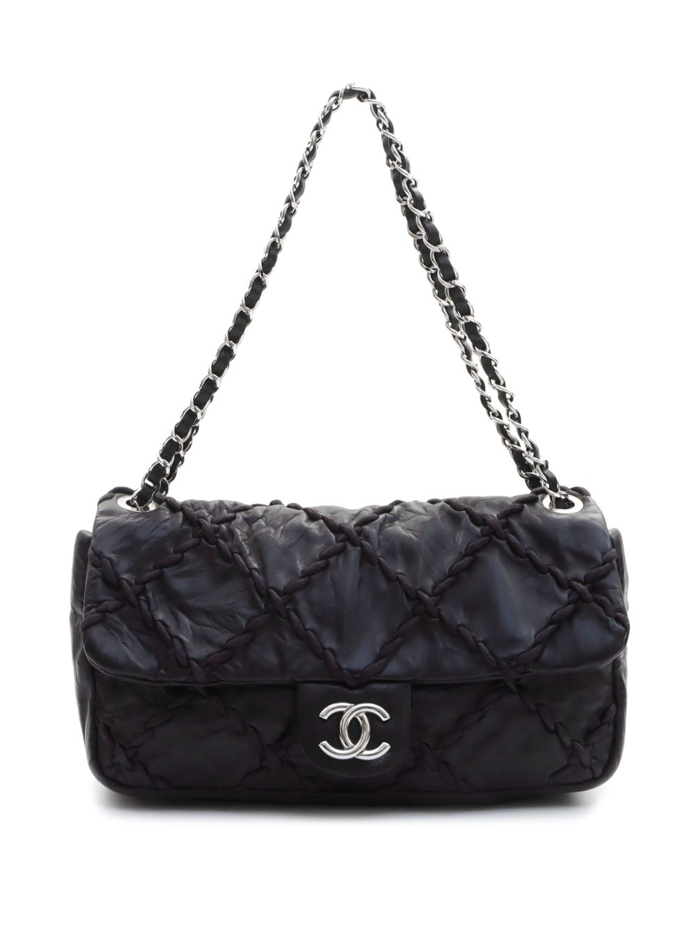 CHANEL Pre-Owned Ultra Stitch 单肩包（2010-2011年典藏款） - 黑色