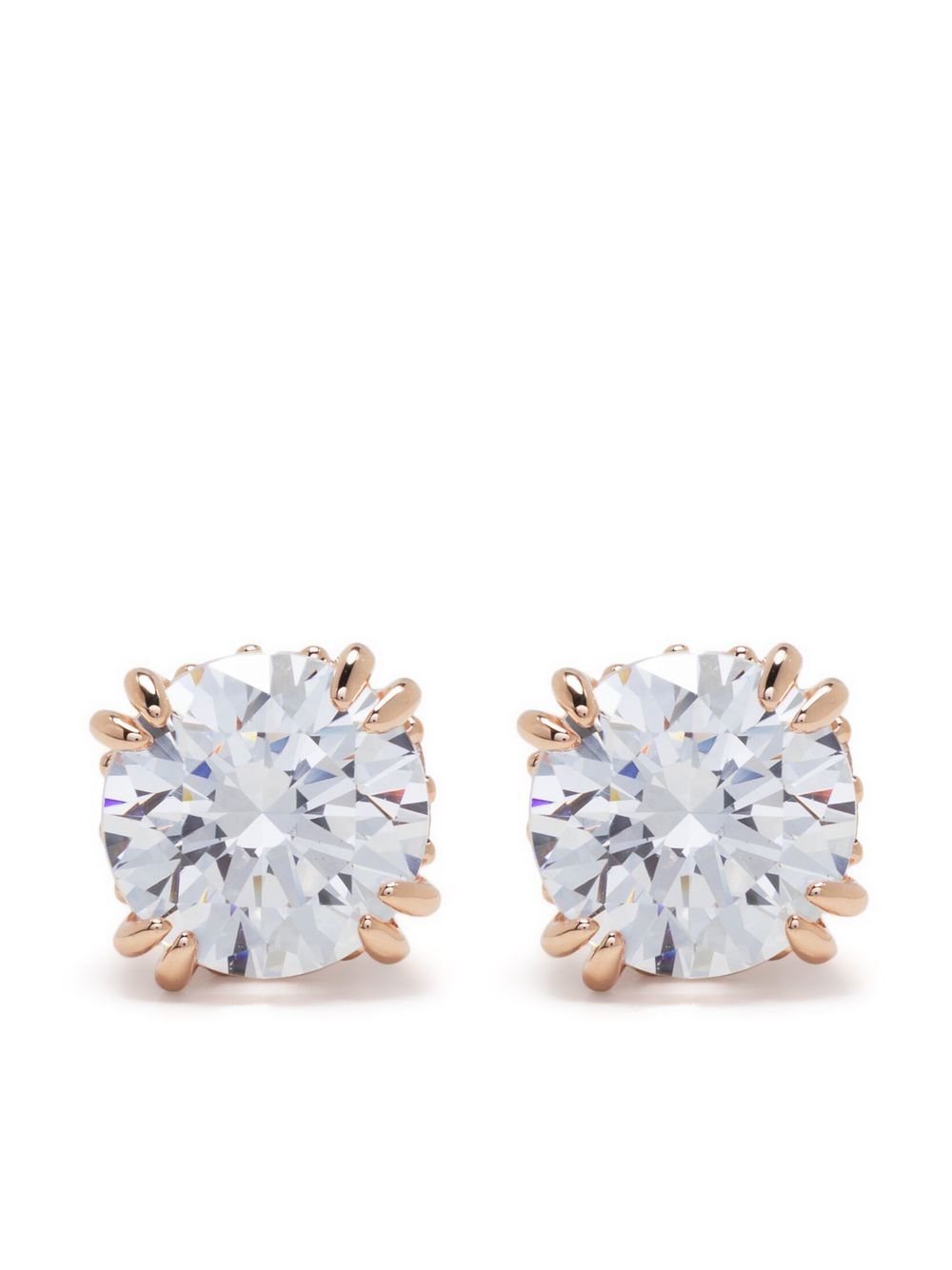 Swarovski Stilla 耳钉 - 白色