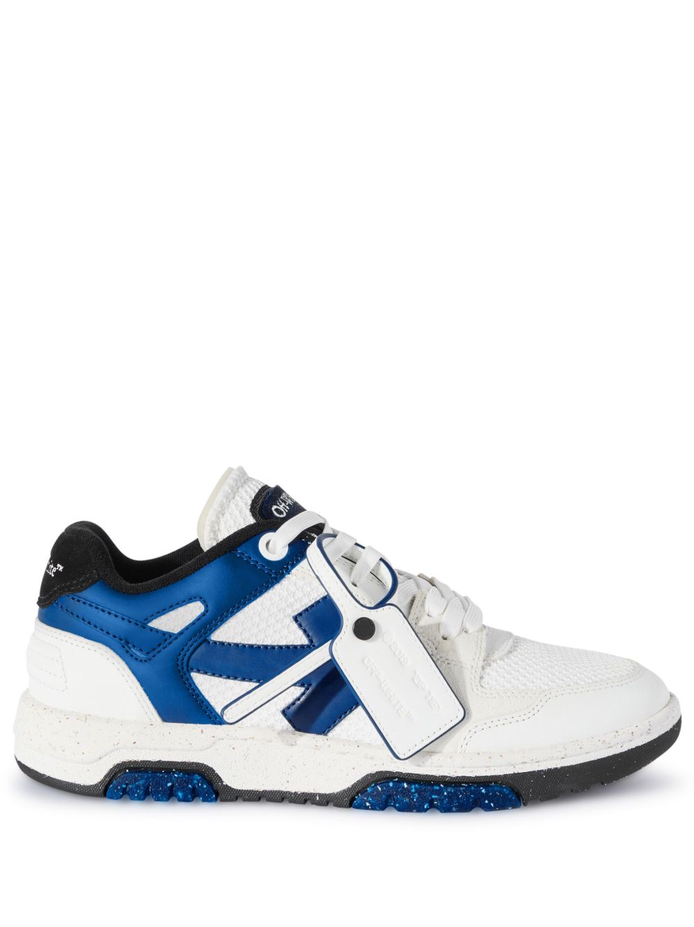 Off-White Slim Out of Office 拼色运动鞋 - 白色