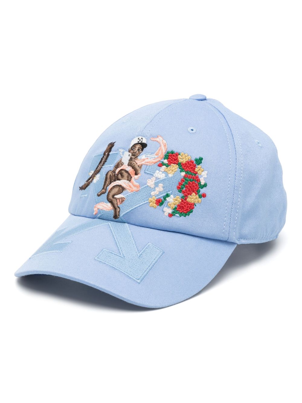 Off-White Fresco Arrow 棒球帽 - 蓝色