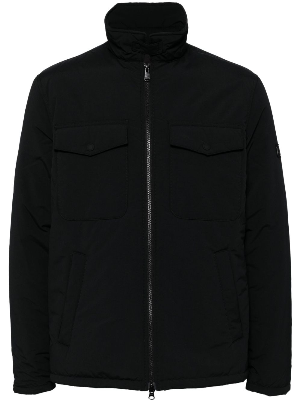 Barbour International Distill 绗缝夹克 - 黑色