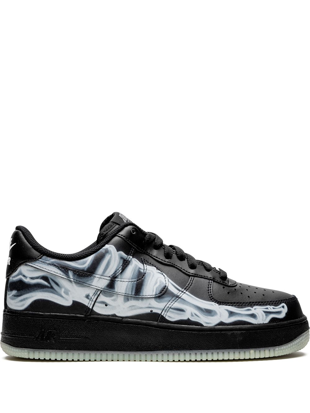 Nike Air Force 1 Skeleton板鞋 - 黑色