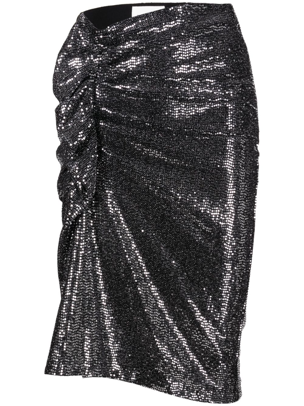 MARANT ÉTOILE Dolene 水钻迷你半身裙 - 银色