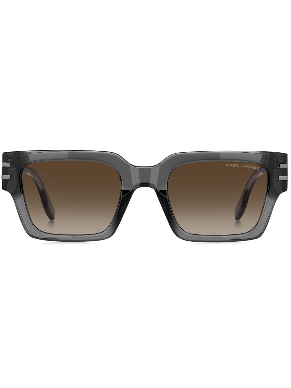 Marc Jacobs Eyewear 长方形框太阳眼镜 - 灰色