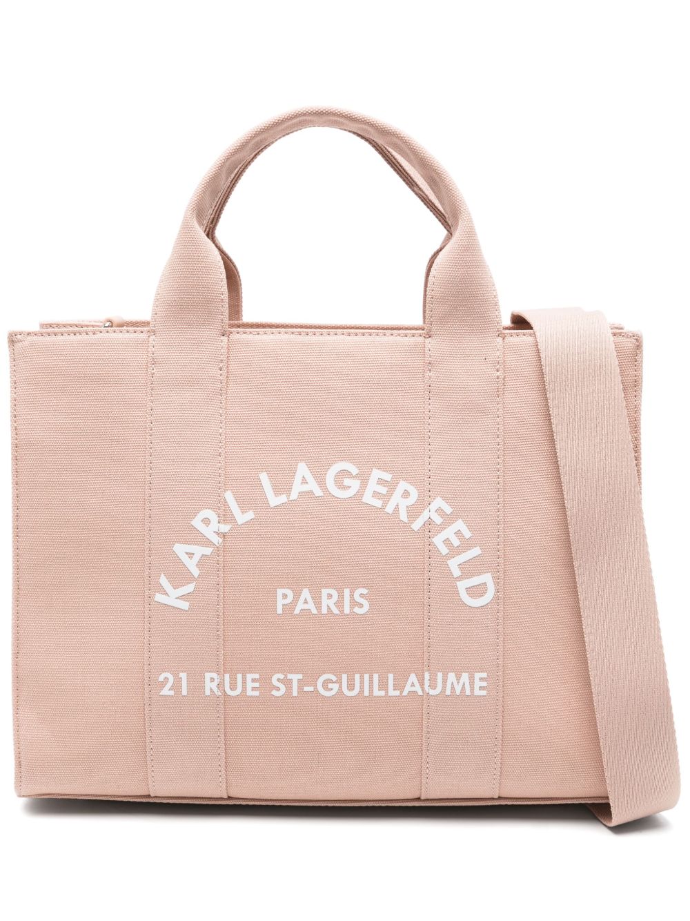 Karl Lagerfeld Rue St-Guillaume 中号手提包 - 粉色