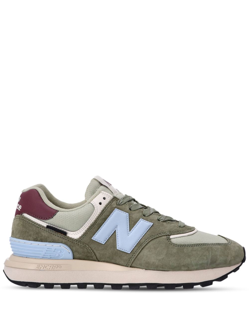 New Balance 574 拼接运动鞋 - 绿色