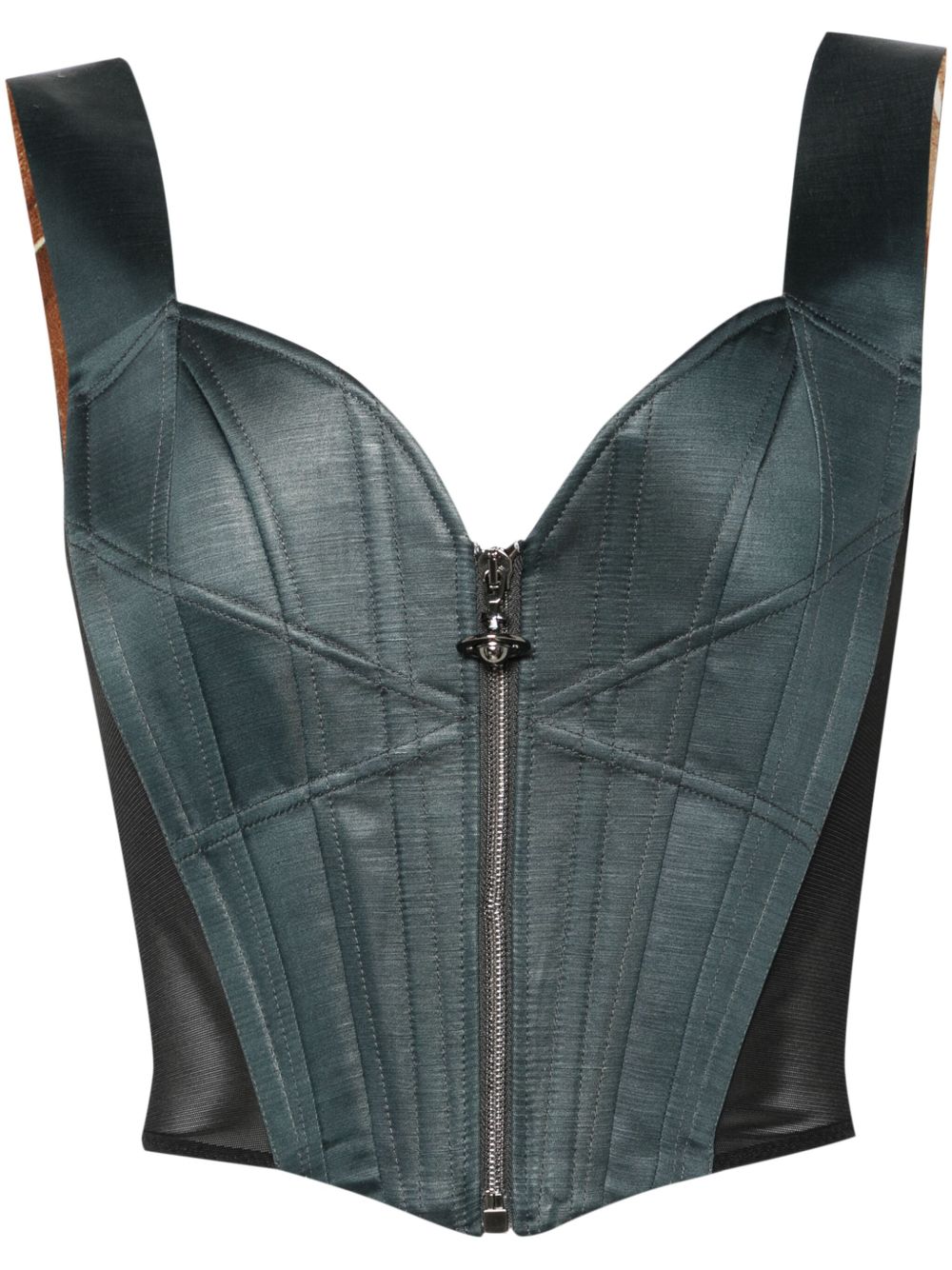 Vivienne Westwood Classic 紧身胸衣 - 绿色