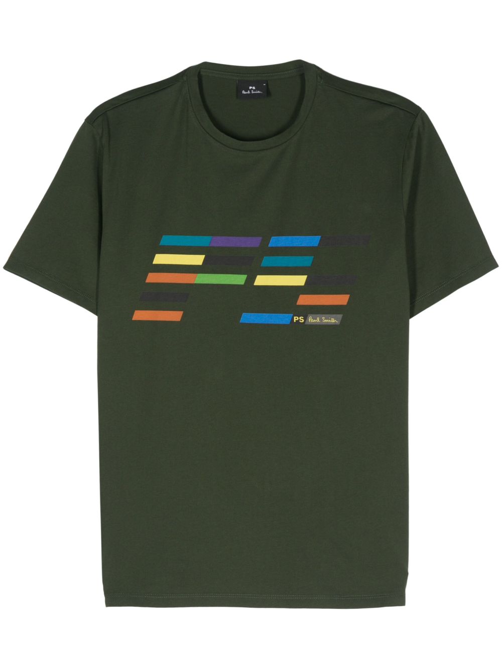 PS Paul Smith Slant logo T恤 - 绿色
