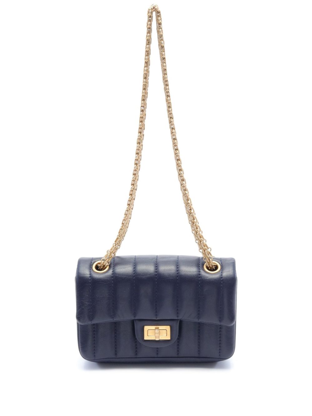 CHANEL Pre-Owned 2.55 单肩包（2020年典藏款） - 蓝色