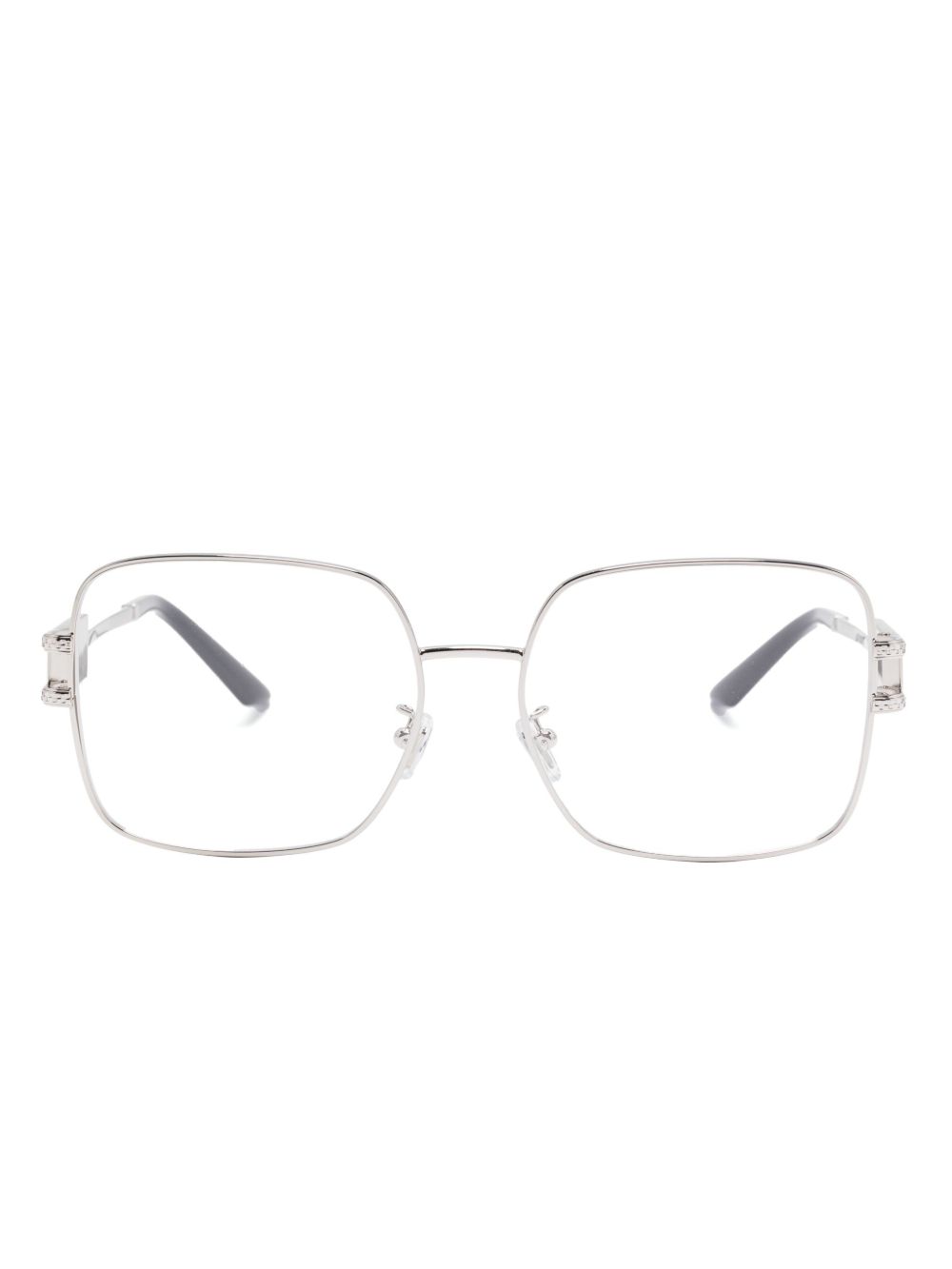 Versace Eyewear 方框眼镜 - 银色