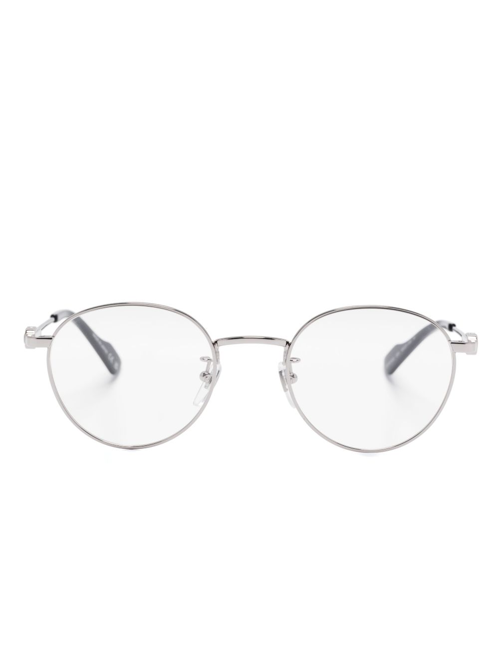 Gucci Eyewear 圆框眼镜 - 银色
