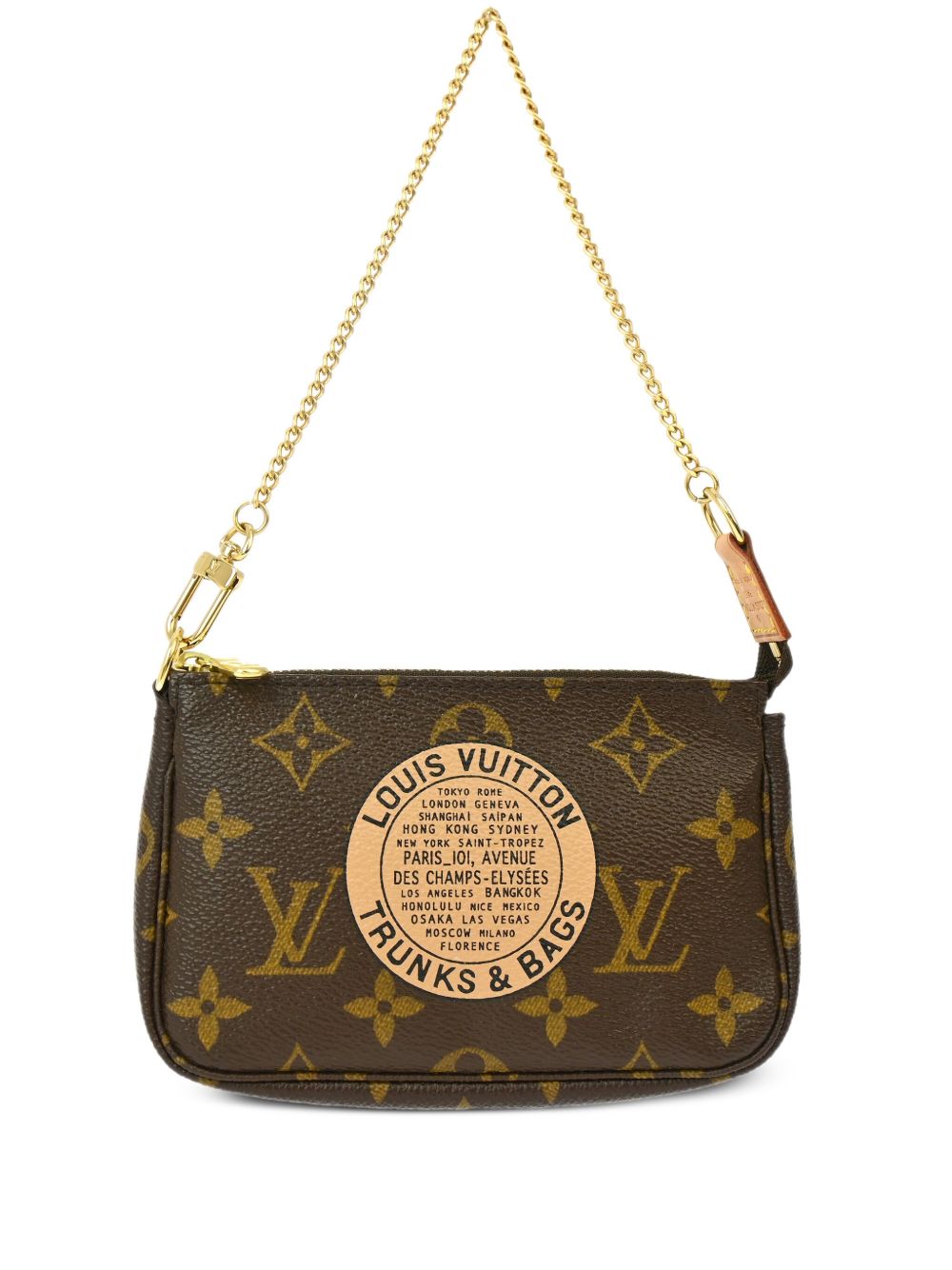 Louis Vuitton Pre-Owned Pochette Accessoires 迷你手拿包（2007年典藏款） - 褐色