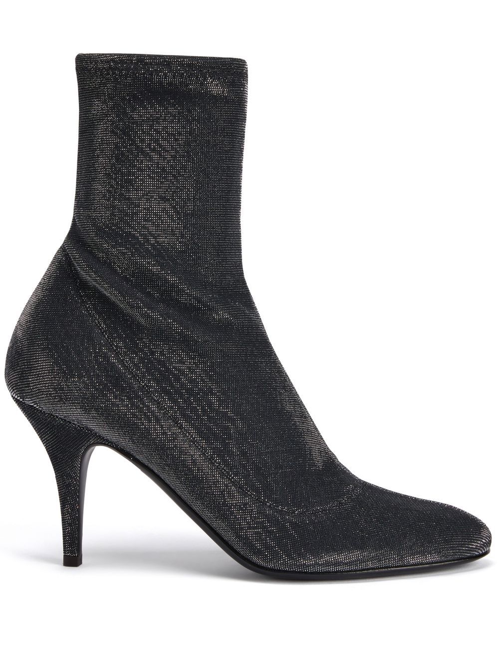 Giuseppe Zanotti Felicienne 高跟短靴 - 银色