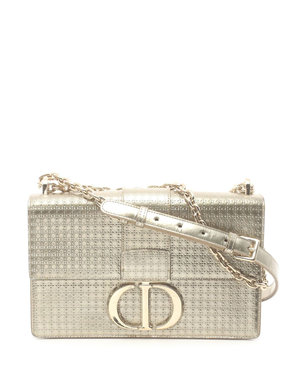 Christian Dior Pre-Owned 30 Montaigne Canage 单肩包（2010年典藏款） - 金色