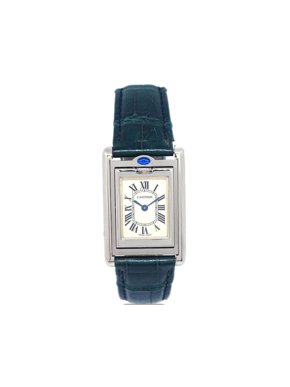 Cartier Tank 22毫米腕表（1980-1990年典藏款） - 绿色