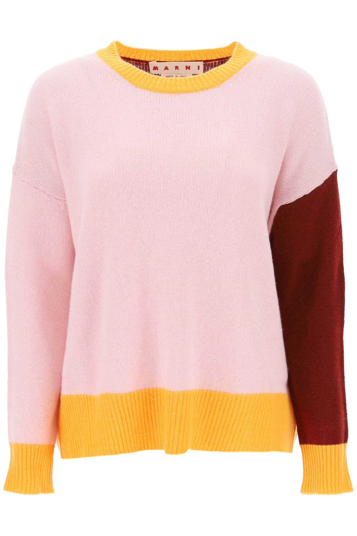 Marni Color Block Quartz羊绒衫