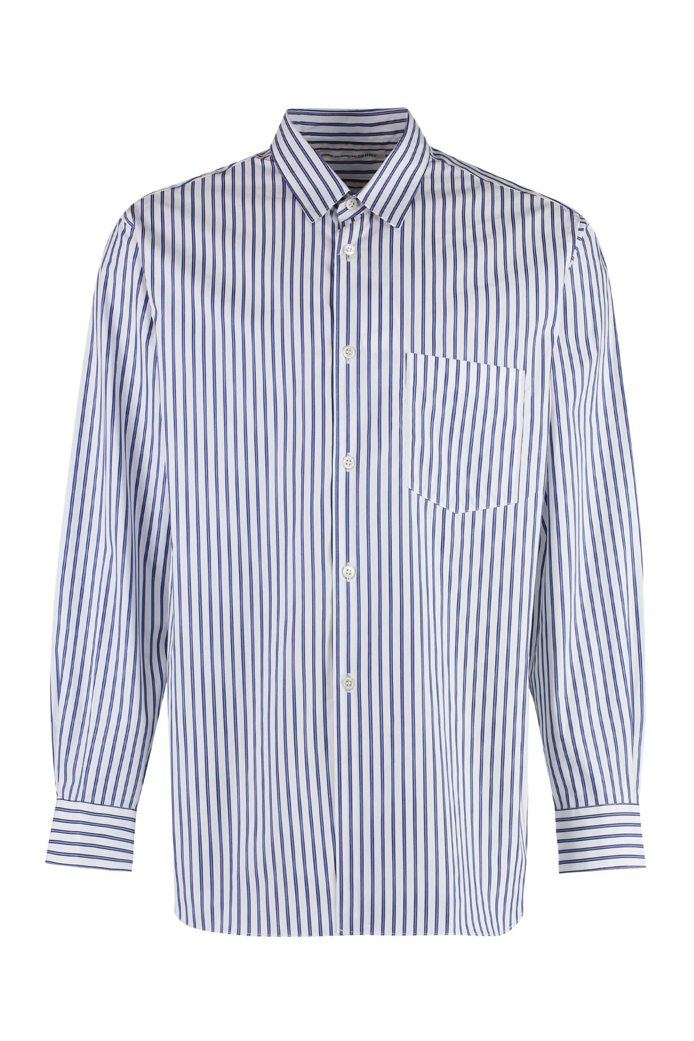 Comme des Garçons Shirt Striped Cotton Shirt
