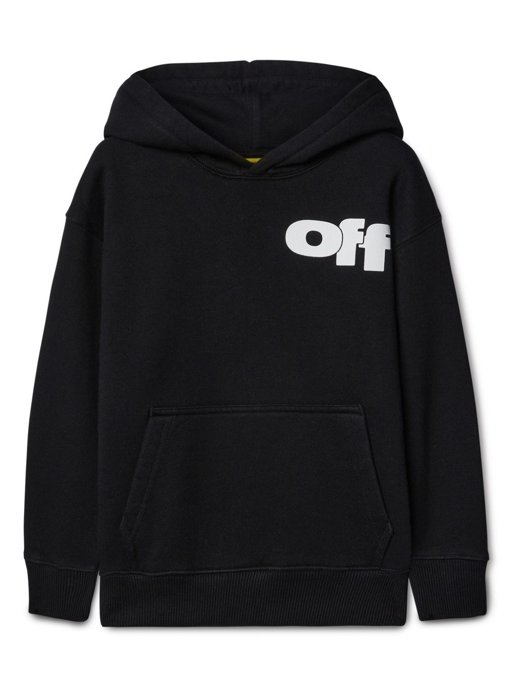Off-White Kids Type Graphic 棉连帽衫 - 黑色