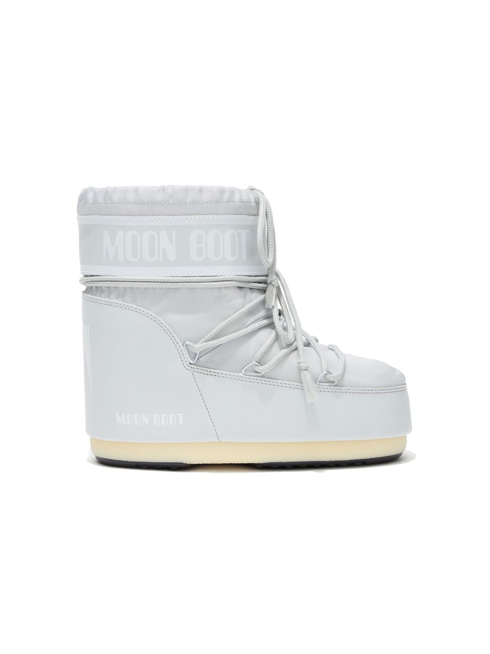 Moon Boot Kids 系带短靴 - 灰色