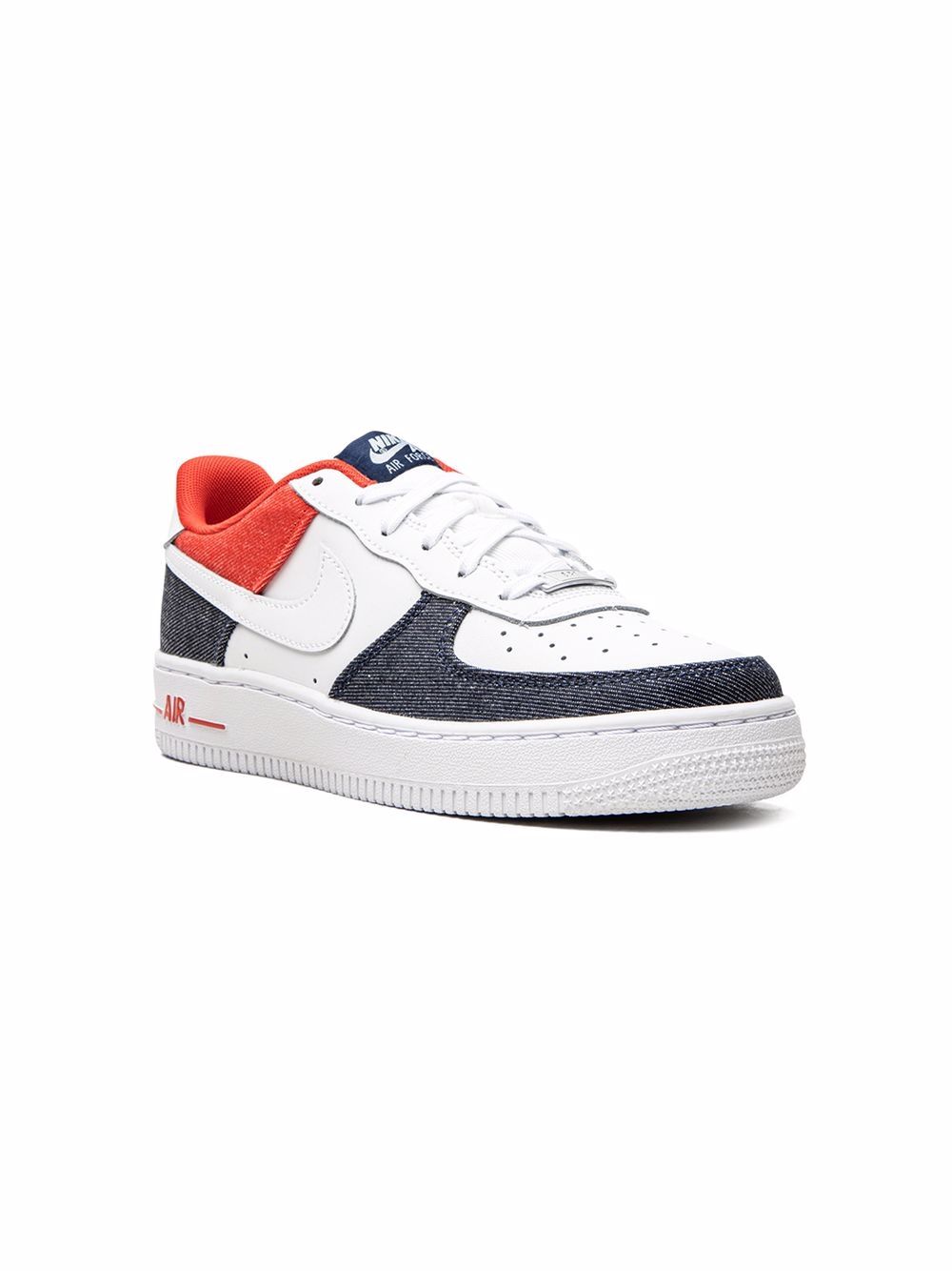Nike Kids Air Force 1 LV8 运动鞋 - 白色