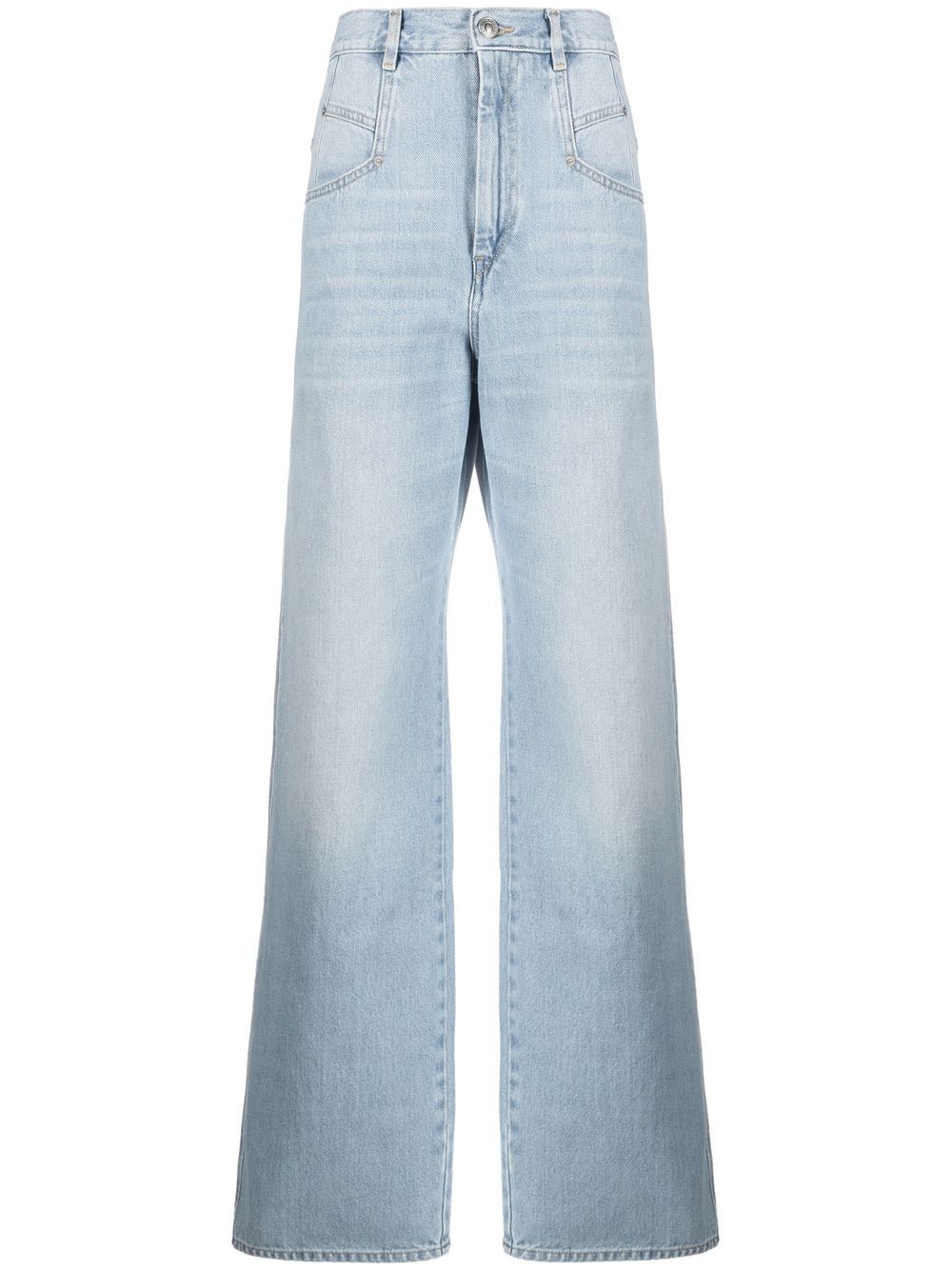 ISABEL MARANT 阔腿牛仔裤 - 蓝色