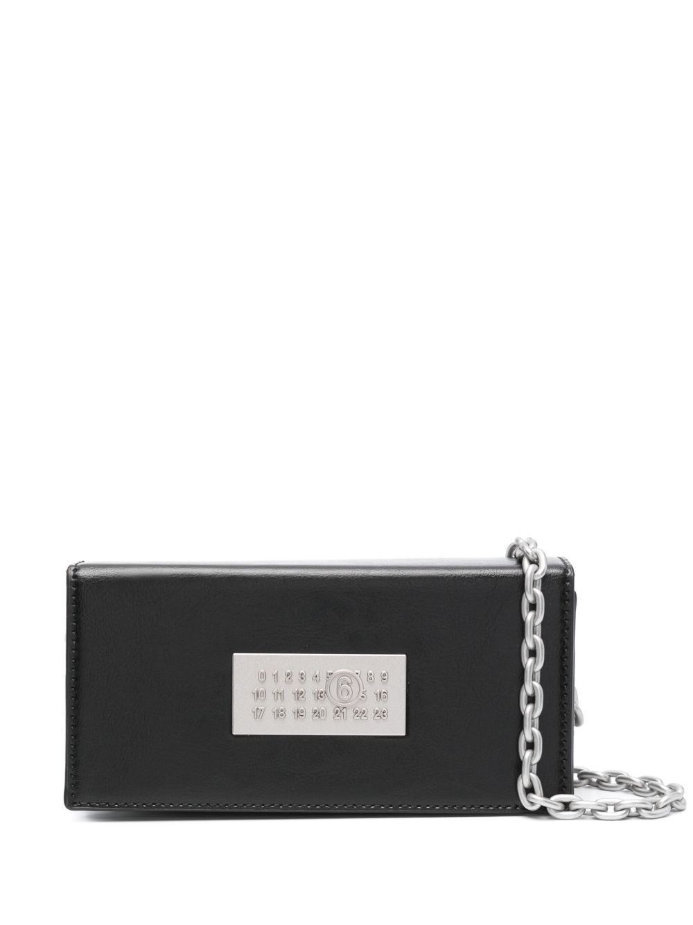 MM6 Maison Margiela 数字标牌斜挎包 - 黑色
