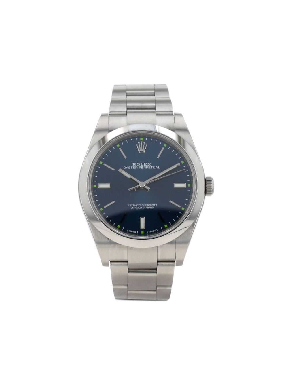 Rolex Oyster Perpetual 39毫米腕表（2017年典藏款） - 蓝色