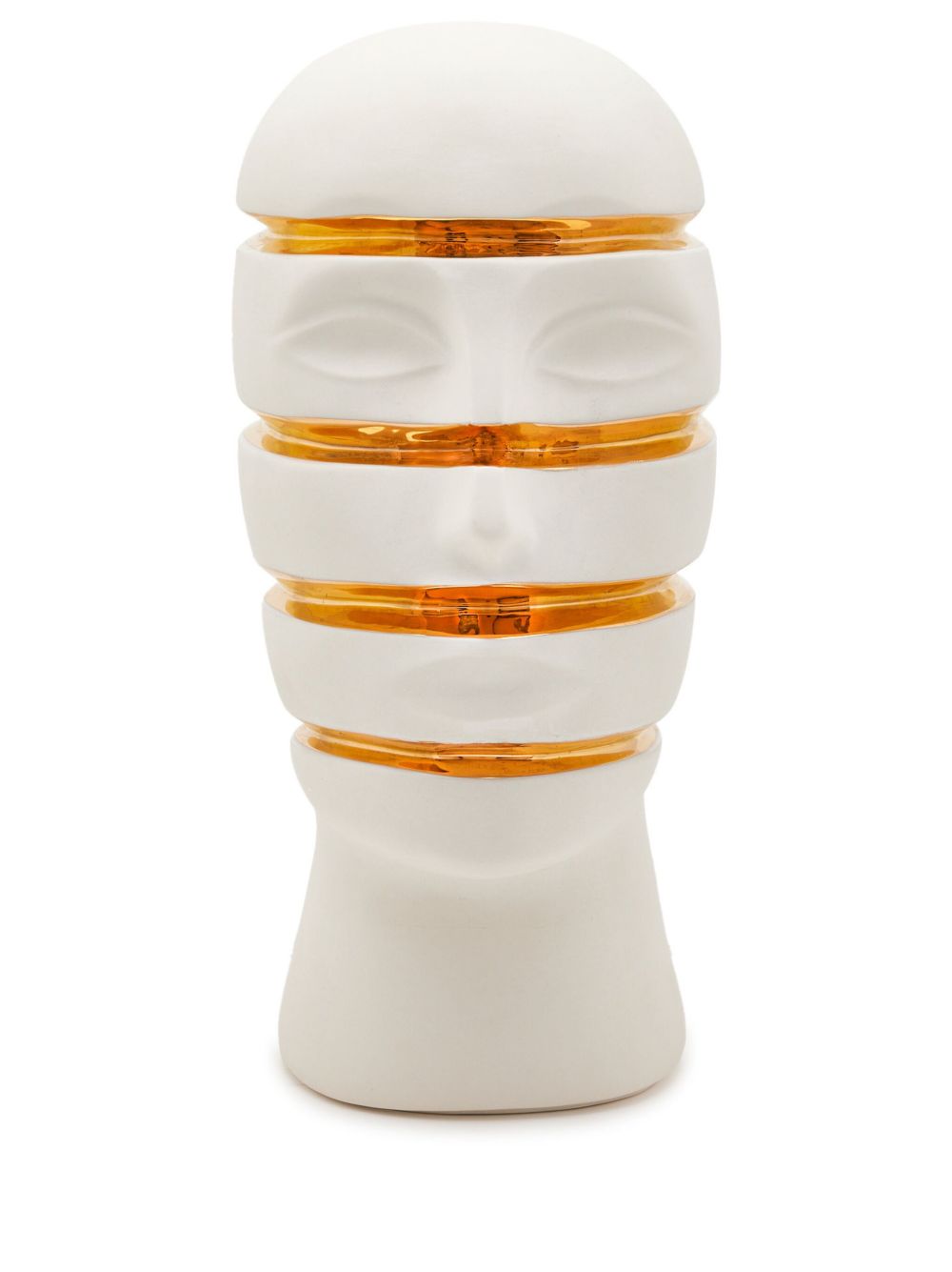 Jonathan Adler Atlas Sliced porcelain bust - 白色