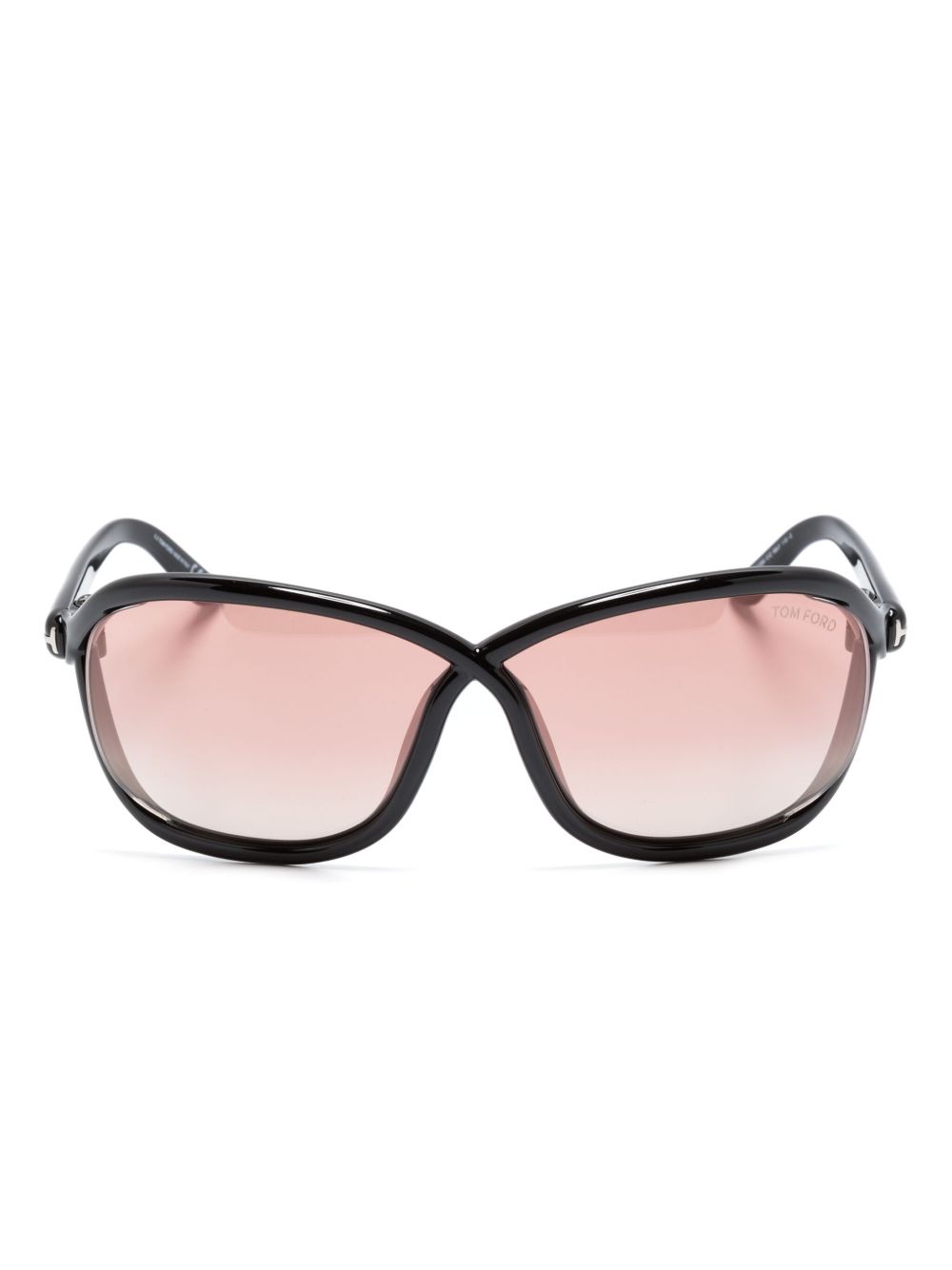 TOM FORD Eyewear Fernanda 蝴蝶形镜框太阳眼镜 - 黑色