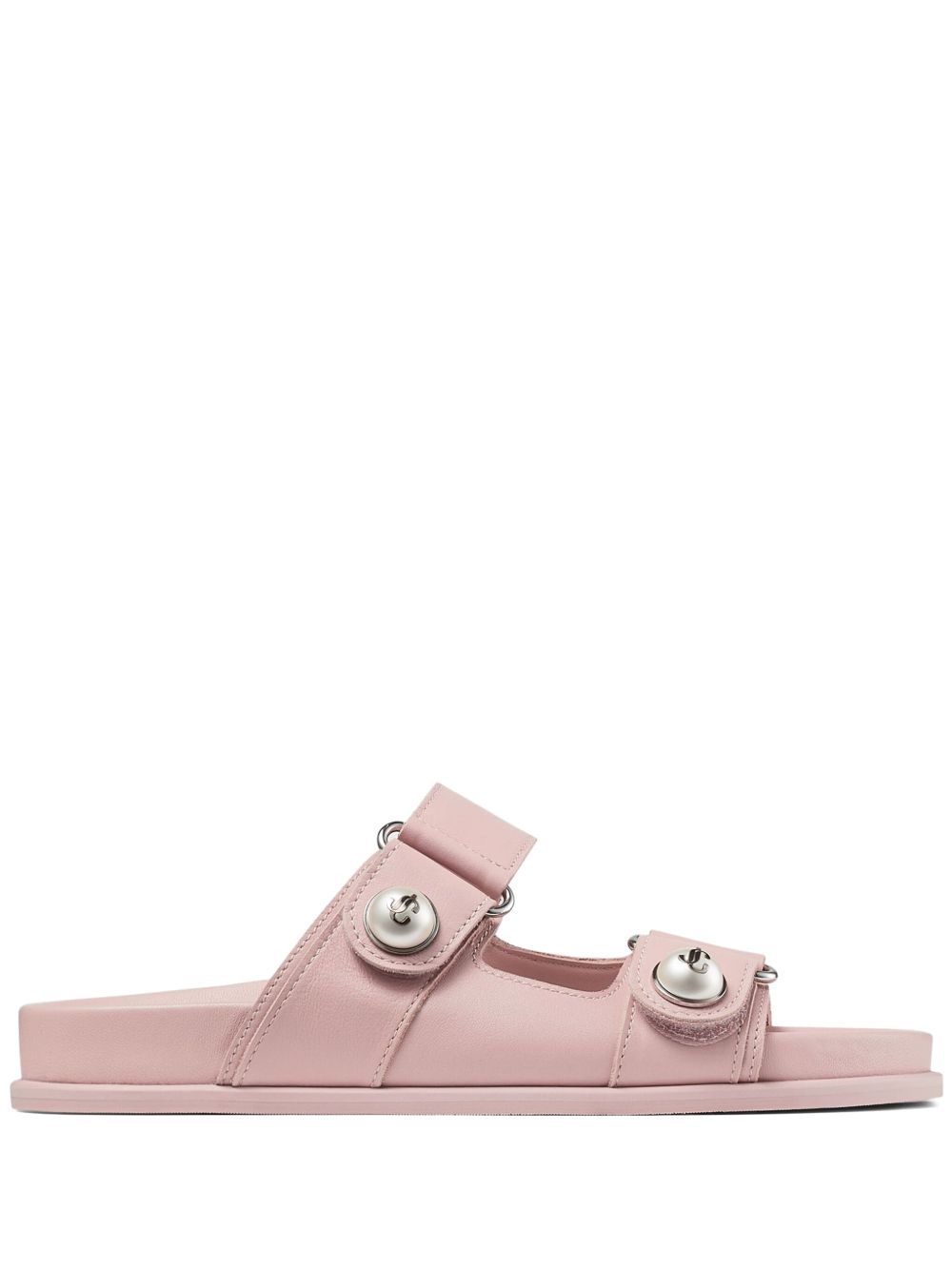Jimmy Choo Fayence 皮质凉鞋 - 粉色
