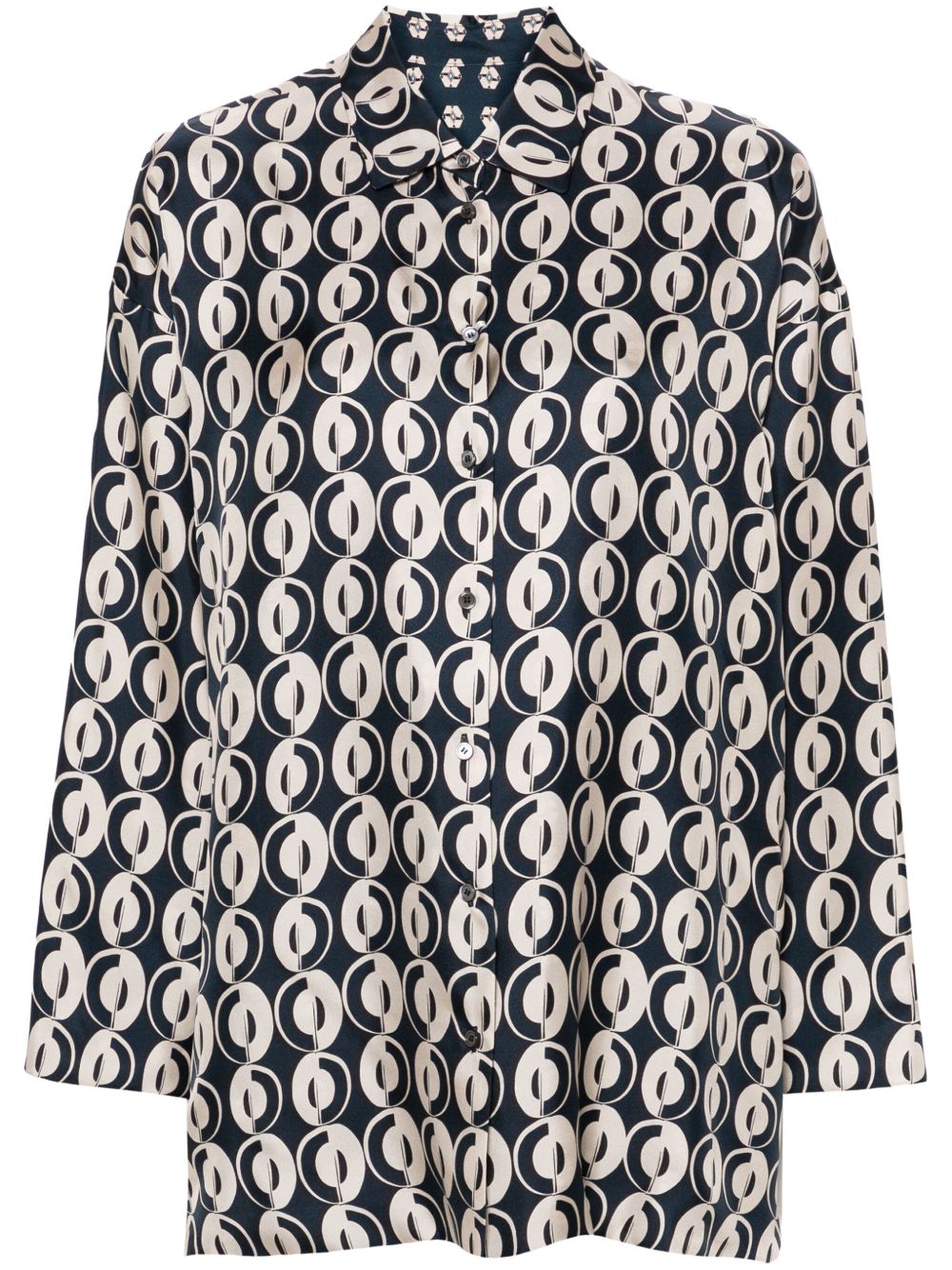 'S Max Mara Timeshirt 罩衫 - 蓝色