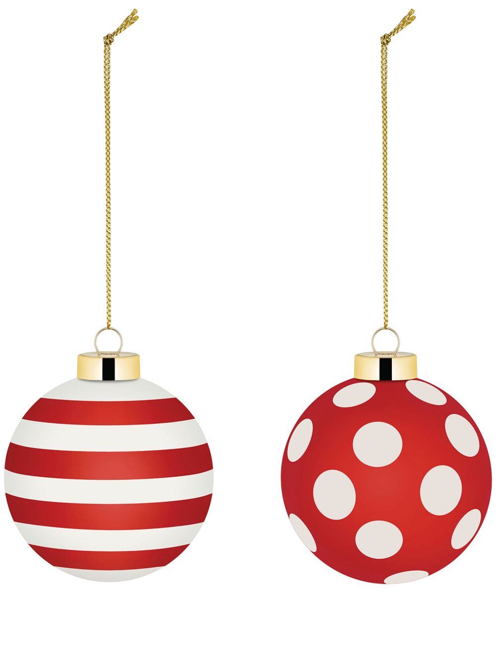 Alessi Christmas Tree 装饰品 （两件装) - 红色