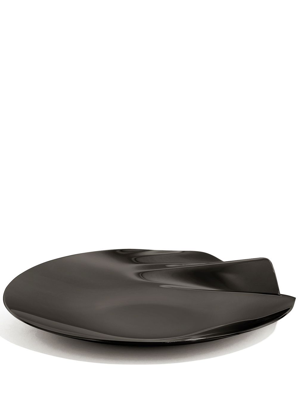 Zaha Hadid Design Serenity 不锈钢装饰盘 - 黑色