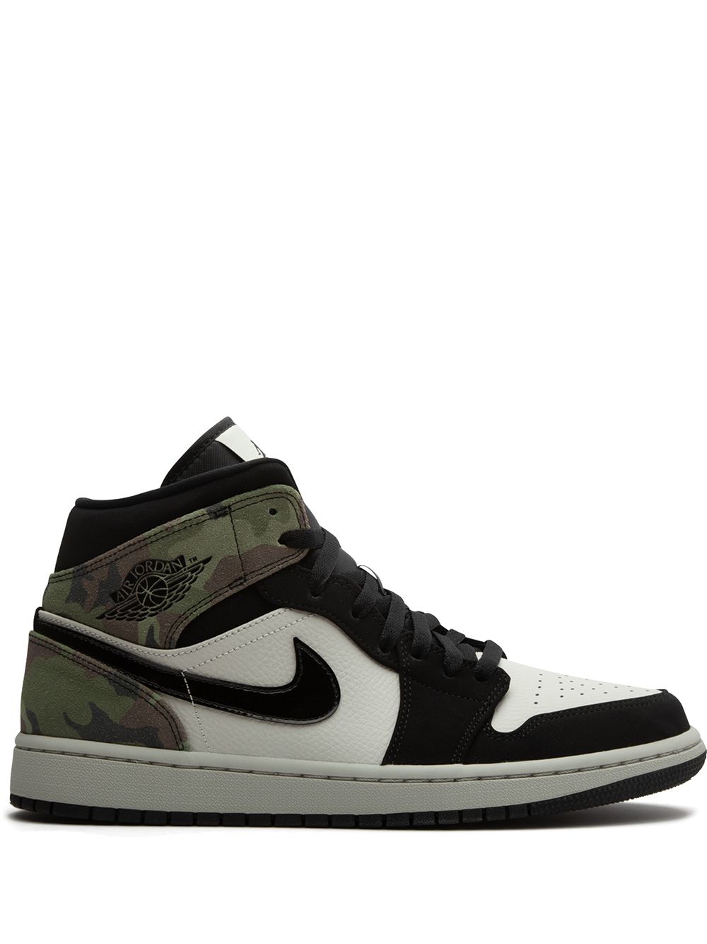 Jordan Air Jordan 1 Mid Camo 板鞋 - 黑色