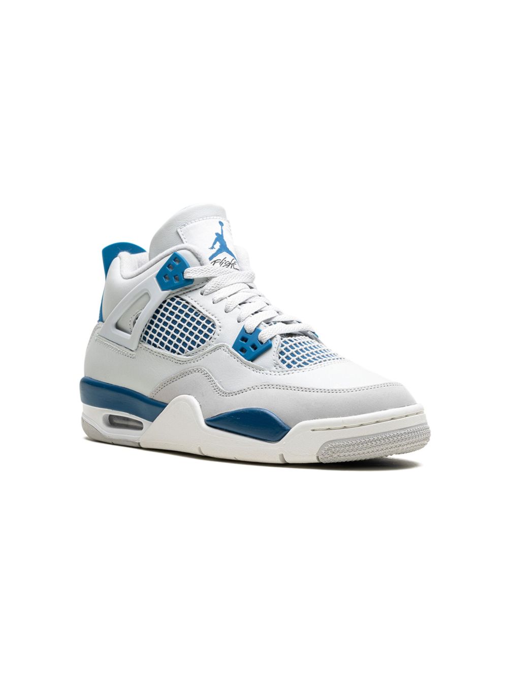 Jordan Kids Air Jordan 4 Military Blue 运动鞋 - 白色
