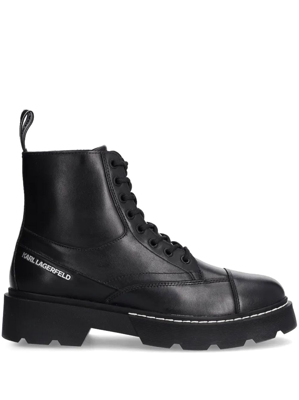 Karl Lagerfeld Kamden 及踝靴 - 黑色