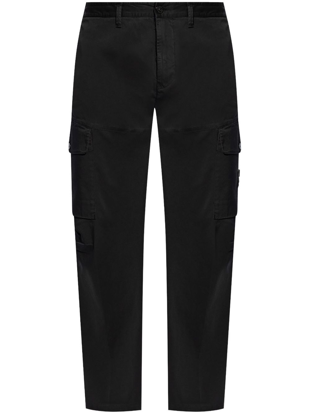 Stone Island 罗盘徽章工装裤 - 黑色