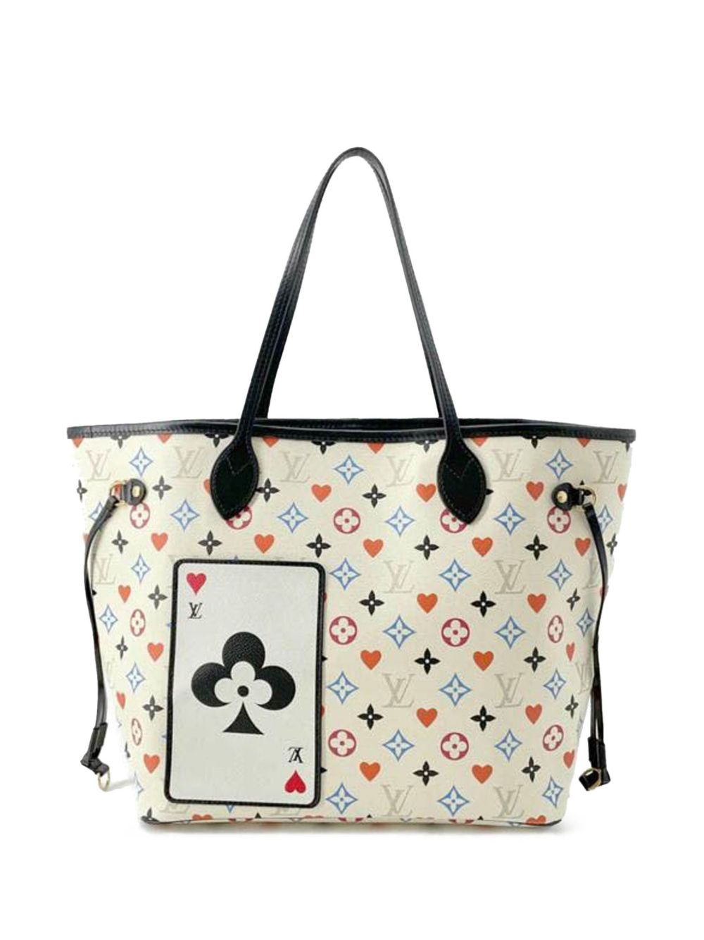 Louis Vuitton Pre-Owned Monogram Game On Neverfull MM 手提包（2020年典藏款） - 白色