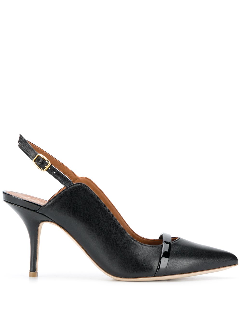 Malone Souliers Marion 70 裹踝高跟鞋 - 黑色