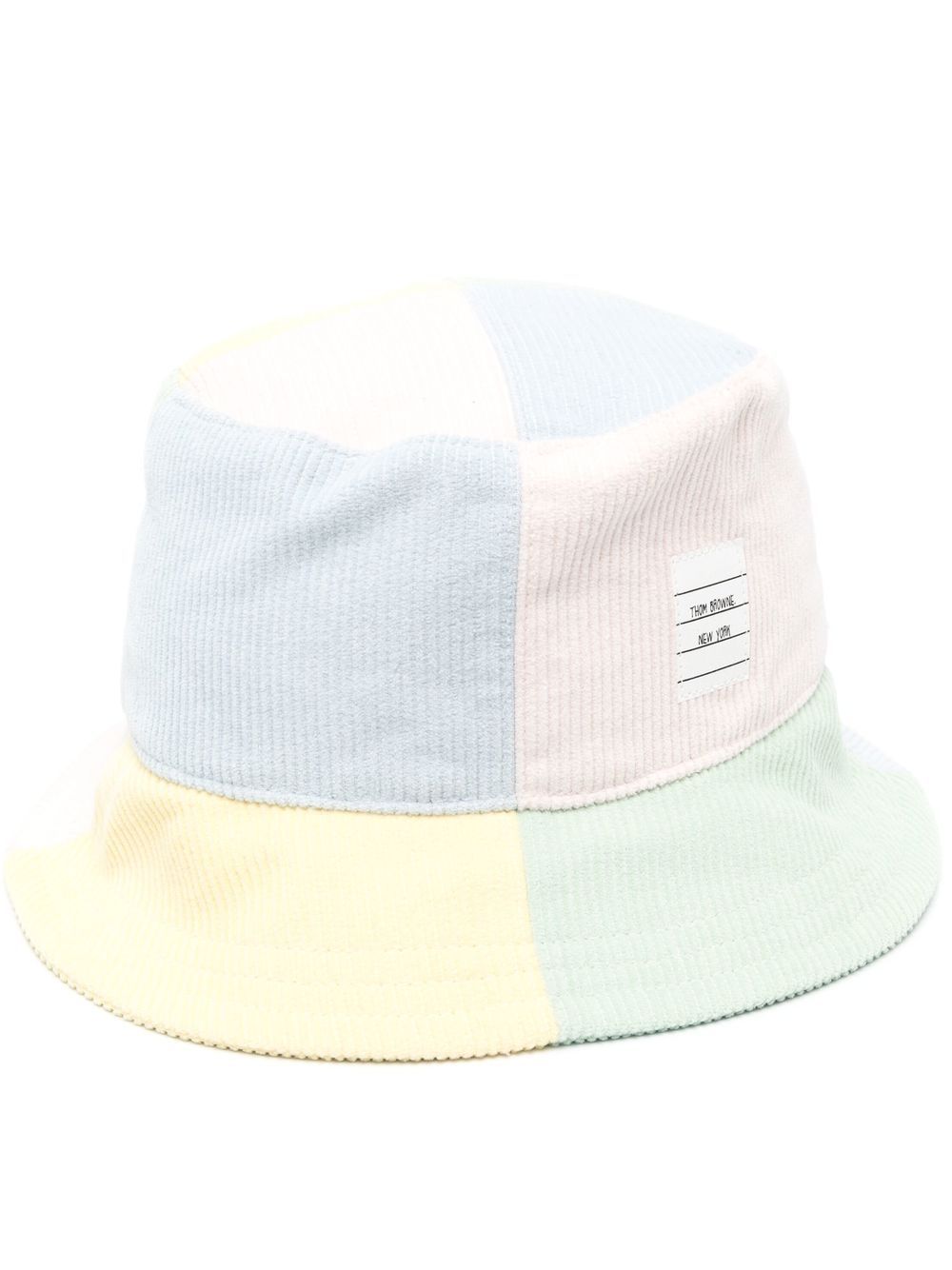 Thom Browne 标贴灯芯绒渔夫帽 - 粉色