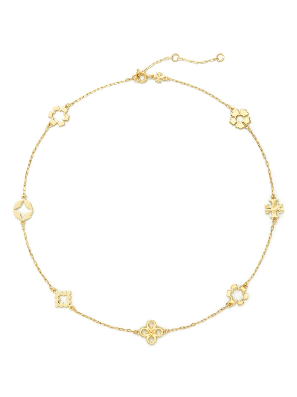 Tory Burch Kira Clover 项链 - 金色