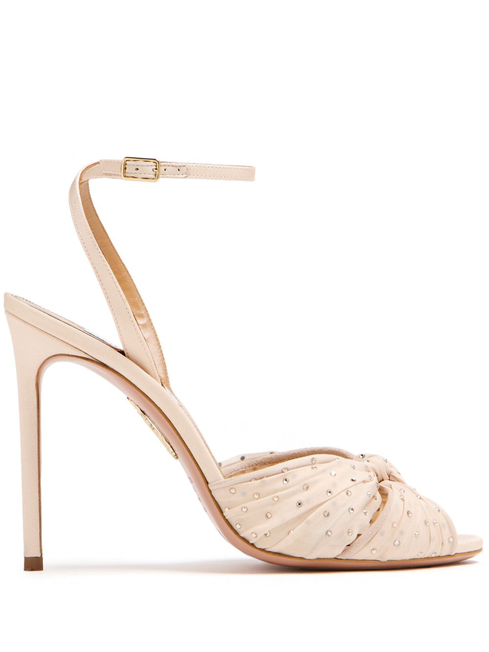 Aquazzura Slow Kisses 凉鞋（10.5厘米） - 中性色