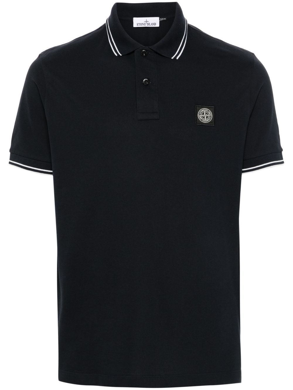 Stone Island 短袖polo衫 - 蓝色